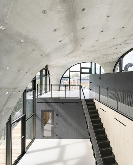 thermfix vario Vliesgevels, unico Deuren and unico Ramen - NEST unit HiLo, Dübendorf, Zwitserland located in Dübendorf, Zwitserland