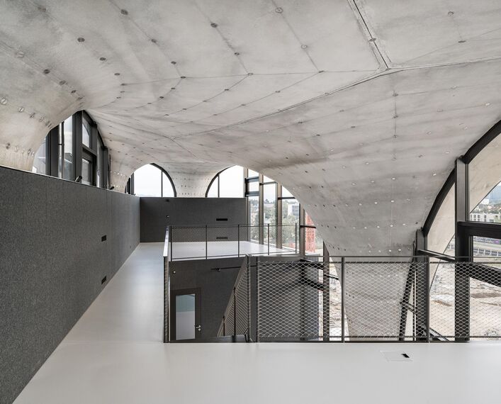 thermfix vario Vliesgevels, unico Deuren and unico Ramen - NEST unit HiLo, Dübendorf, Zwitserland located in Dübendorf, Zwitserland