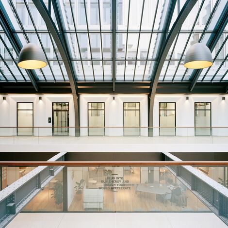 fuego light Ramen, fuego light Deuren and thermfix vario Vliesgevels - Work-Life-Center, Hamburg located in Hamburg, Duitsland