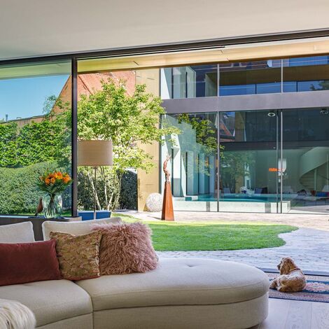 Woning met HiFinity schuifraam