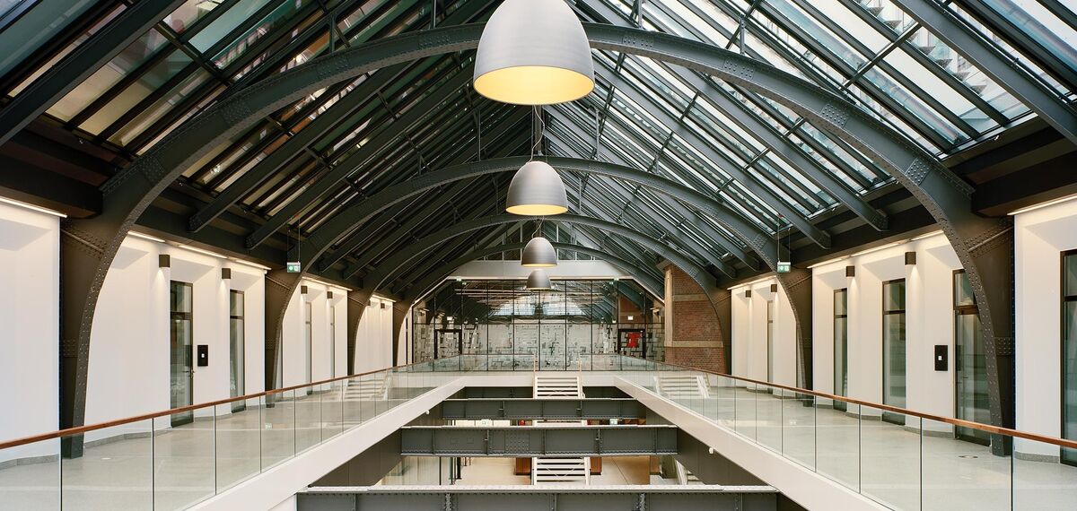 fuego light Ramen, fuego light Deuren and thermfix vario Vliesgevels - Work-Life-Center, Hamburg located in Hamburg, Duitsland