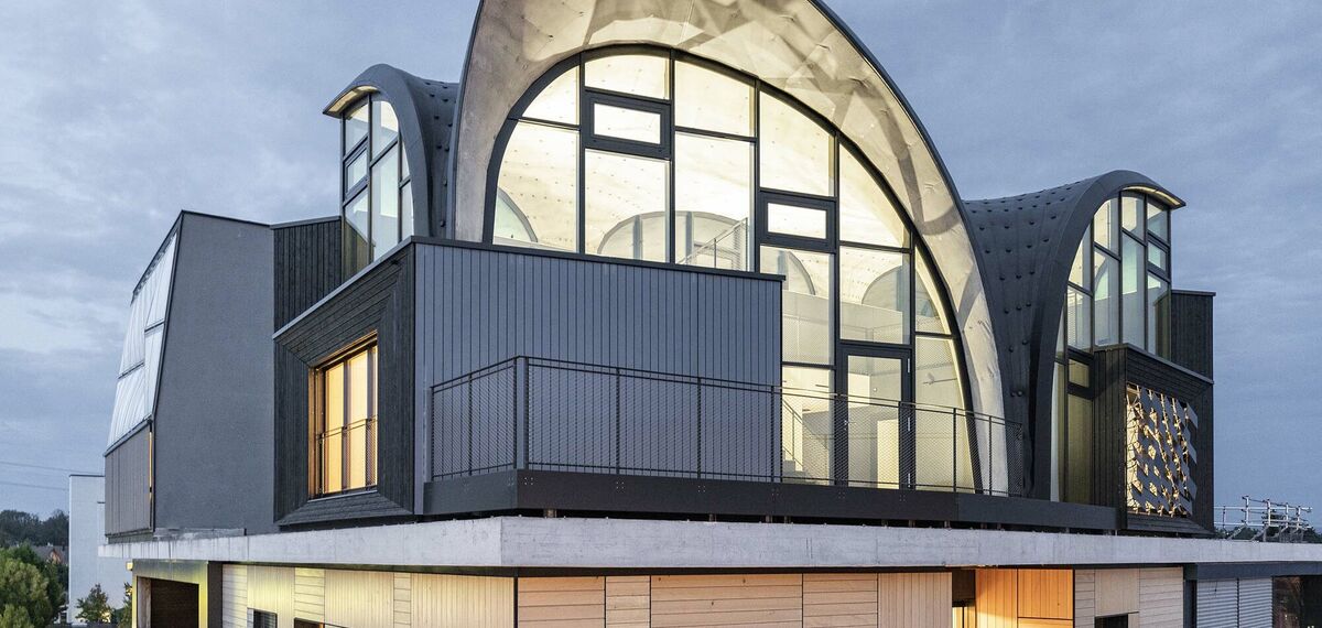 thermfix vario Vliesgevels, unico Deuren and unico Ramen - NEST unit HiLo, Dübendorf, Zwitserland located in Dübendorf, Zwitserland